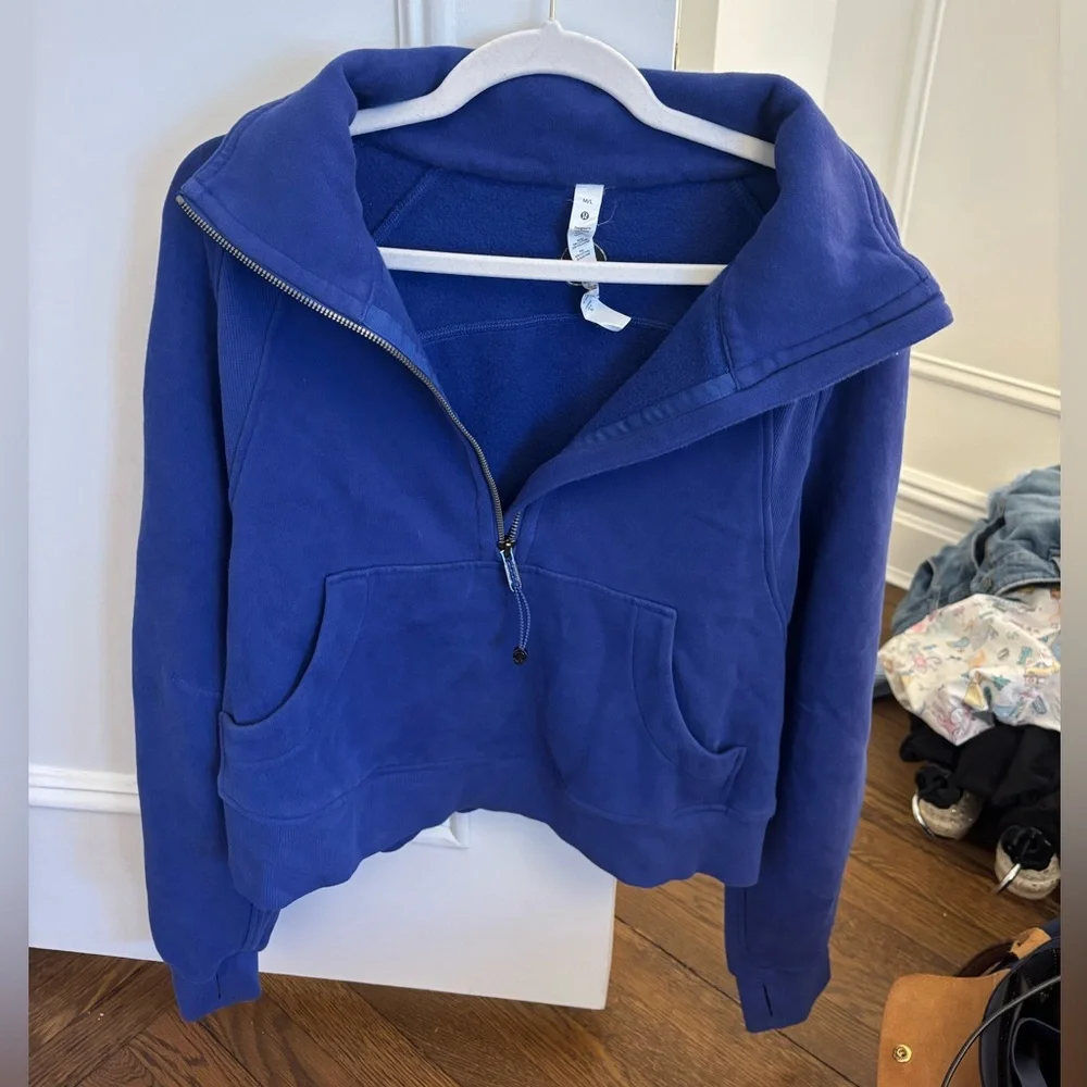 Lululemon Scuba Oversized‎ Funnel Neck Half Zip Psychic